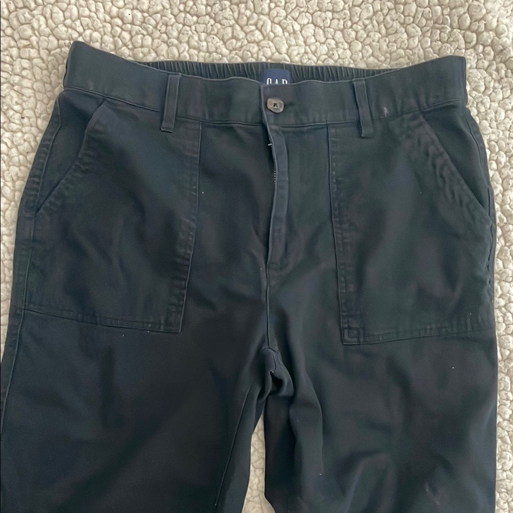 GAP Black Chinos with Smooth Cotton Finish